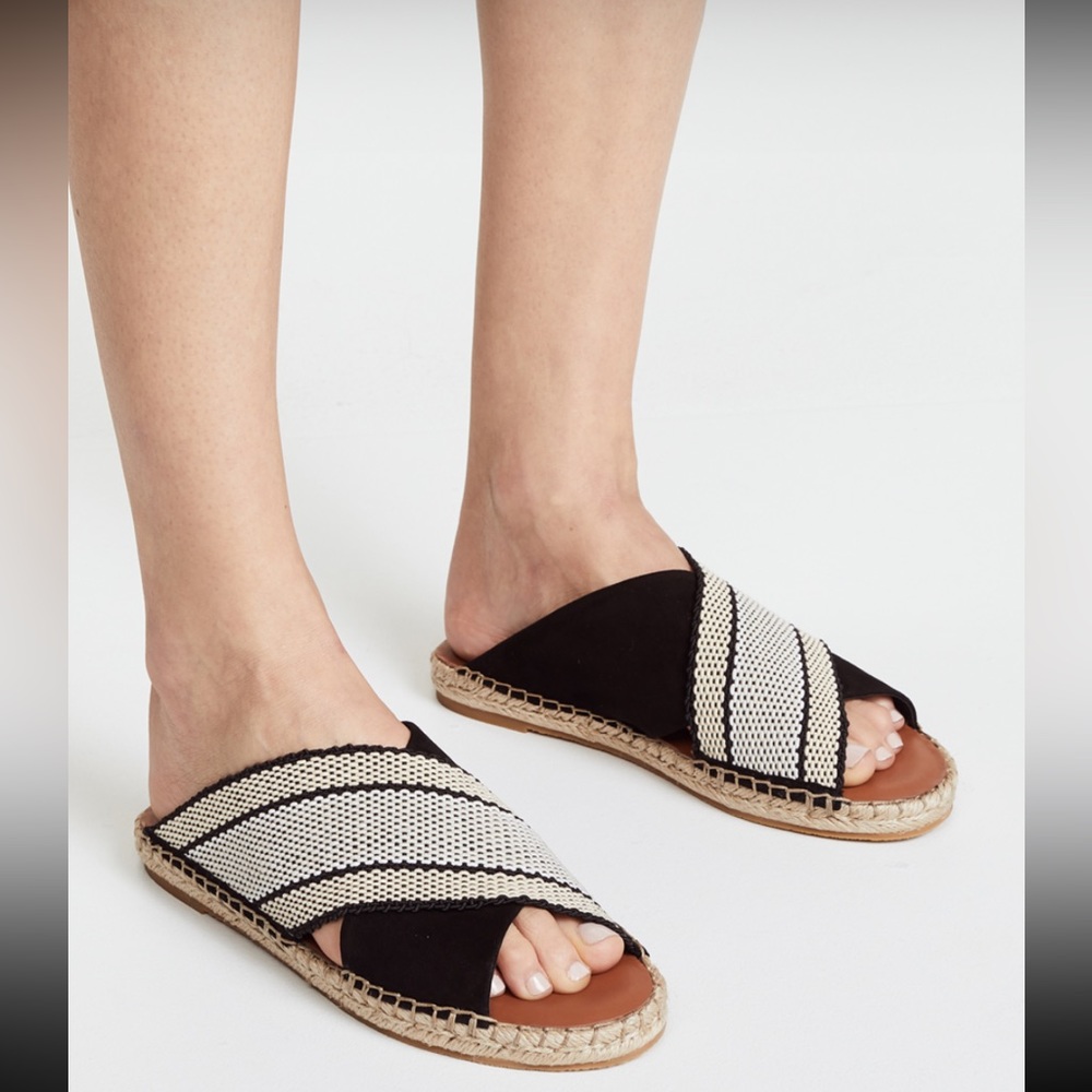 Diane von Furstenberg DVF Millie Slides SZ 7.5 with shoebag. New without box.